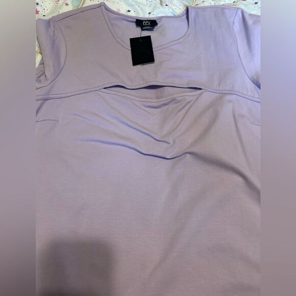 NWT CCX Relaxed Purple Short Sleeve Tee - Picture 6 of 10